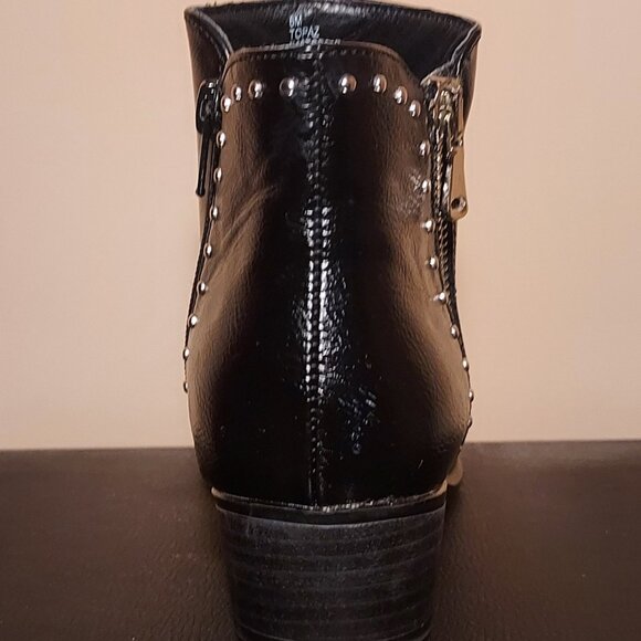 Topaz Women Short Boots Side Zipper - Picture 2 of 6